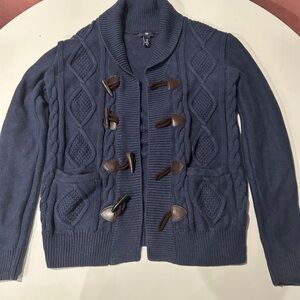 Gap Cardigan sweater / toggle shawl Grampa